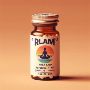 Rlam 1 mg Alprazolam tablets used for anxiety and panic disorder treatment